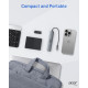 USB - хаб Acer ODK3D0 USB C, розгалужувач USB-C 10 Гбіт/с з 4 портами USBC 3.2, високошвидкісний багатопортовий адаптер, сірий (my-15105)