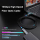 Оптоволоконний кабель GeoHN.G USB C - USB C 10 м 10 Гбіт/с USB 3.2 високошвидкісна передача даних на великі відстані (my-17233)