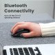 Бездротова Bluetooth-миша Perixx PERIMICE-802 сумісна з ПК, ноутбуками, планшетами та смартфонами на базі Windows, iOS та Android, графіт (my-15229)