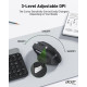 Бездротова ергономічна миша Acer OMR240 2,4 ГГц з міні-USB-приймачем, 6 кнопок, 1600 dpi (my-15107)