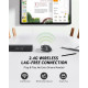 Бездротова ергономічна миша Acer OMR240 2,4 ГГц з міні-USB-приймачем, 6 кнопок, 1600 dpi (my-15107)