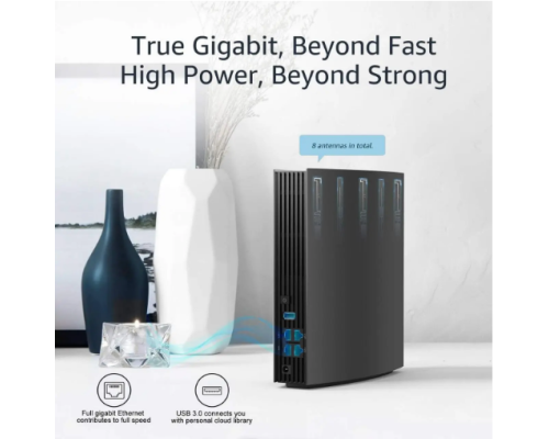 Бездротовий дводіапазонний WAVLINK AC3200 гігабітний маршрутизатор MU-MIMO (my-0158)