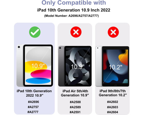 Чохол Zinibri для iPad 10-го покоління /iPad 10 Cover 10,9 дюйма (my-4310)