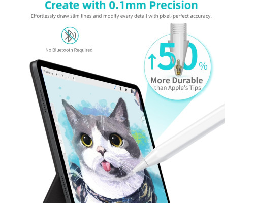 Стилус Metapen iPad A8 для Apple iPad 10/9 iPad Mini 6, iPad Air 5 iPad Pro (my-0121)