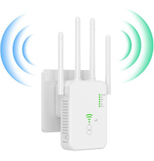 Підсилювач WiFi 2 порти LAN, 4 антени Generic ZJ02 білий (my-15258)