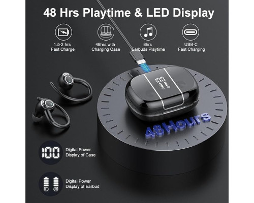 Бездротові навушники Csasan V90 Bluetooth 5.3 (my-4209)