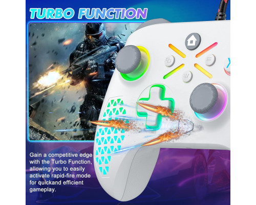 Провідний контролер для Xbox One Lapezei білий (my-18077)
