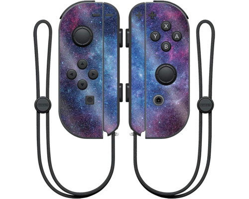 Глянцева блискуча захисна наклейка MightySkins для контролера Nintendo Joy-Con Nebula, легко наносити, знімати та змінювати стилі, зроблено в США (my-7109)