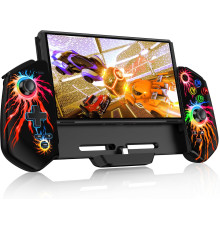 Контролер HELLCOOL Pro для Switch/OLED цілісний джойстик-джойстик з ефектом Холла контролер для портативної консолі з турборежимом (my-17215)