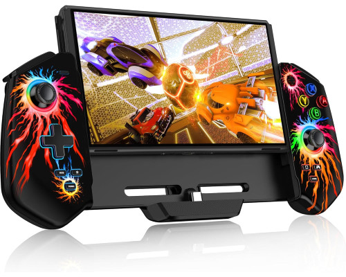 Контролер HELLCOOL Pro для Switch/OLED цілісний джойстик-джойстик з ефектом Холла контролер для портативної консолі з турборежимом (my-17215)