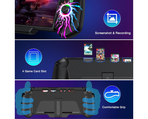 Контролер HELLCOOL Pro для Switch/OLED цілісний джойстик-джойстик з ефектом Холла контролер для портативної консолі з турборежимом (my-17215)