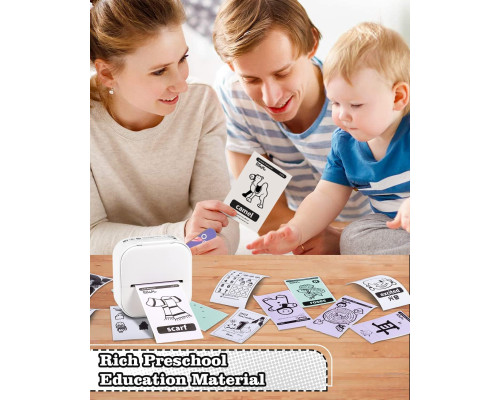 Портативний принтер Memoking Mini T02-White Combo (my-3057)