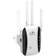 Підсилювач WiFi-сигналу 4 антени K&J KP300 білий (my-17214)