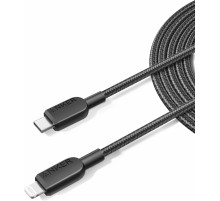 Кабель для швидкого заряджання iPhone від Anker A81A7, 310 USB-C (3 м, чорний) (my-4231)