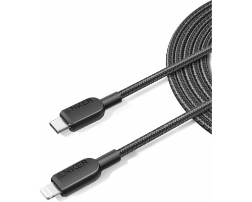 Кабель для швидкого заряджання iPhone від Anker A81A7, 310 USB-C (3 м, чорний) (my-4231)