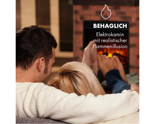 Електричний камін KLARSTEIN Villach 1800 Вт 10032595 (my-5027)