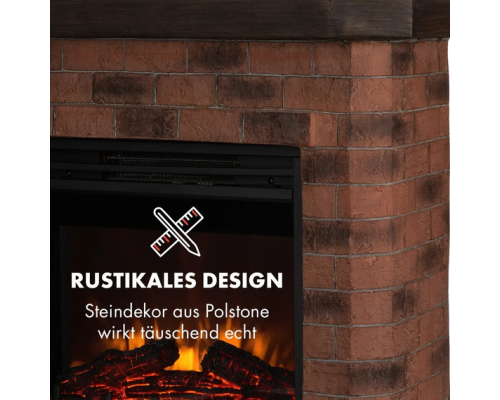 Електричний камін KLARSTEIN Villach 1800 Вт 10032595 (my-5027)