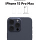 Чохол-акумулятор Mophie Juice Pack для iPhone 15 Pro Max, до 50% додаткової батареї, захист від падінь, екологічний дизайн, чорний (my-7106)