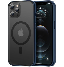 Магнітний чохол TENDLIN, сумісний із чохлом для iPhone 12 Pro Max [MagSafe], синій (my-12169)