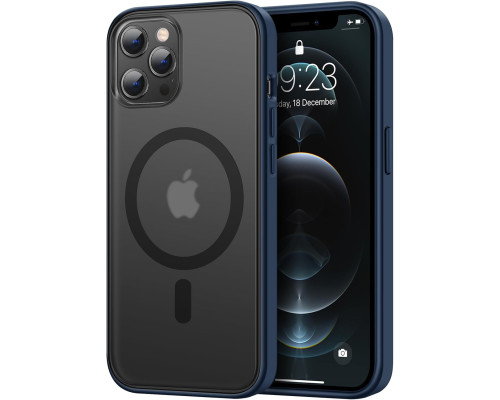 Магнітний чохол TENDLIN, сумісний із чохлом для iPhone 12 Pro Max [MagSafe], синій (my-12169)