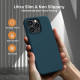 Тонкий силіконовий протиударний чохол JASBON Designed для iPhone 13 Pro із захистом екрану, стійким до подряпин], 6,1 дюйма, бірюзовий (my-14130)
