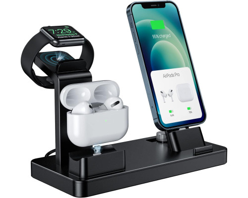 Зарядна станція для пристроїв Apple VIGLT C003 3 в 1 для серії iPhone (my-3090)