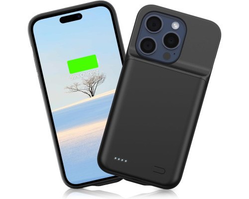 Зарядний чохол-акумулятор для iPhone 15 Pro max  6,1 дюйма (my-15212)