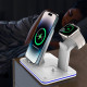 Бездротова зарядна станція Aimtel 3 в 1 для декількох пристроїв Apple iPhone, iWatch, AirPods 18 Вт, чорний (my-1097)