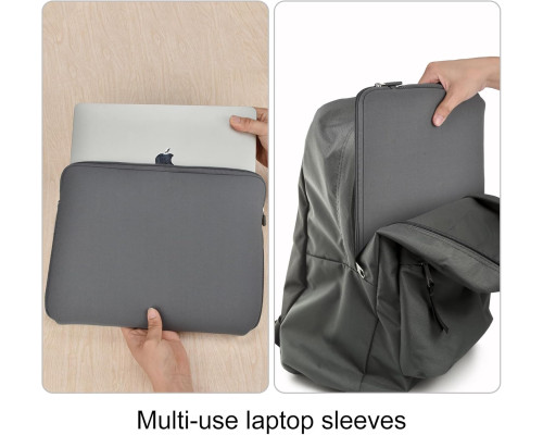 Захисний чохол SPEELULU Essential Laptop Sleeves із застібкою-блискавкою, сумісний з MacBook Air, MacBook Pro 13, Microsoft Pro 4 та більшістю ноутбуків з діагоналлю 11,6–13 дюймів (my-14067)