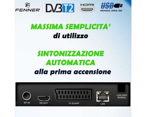 Тюнер-ресивер DVB-T2 HD 1080p Fenner FN-GX2 (my-4048)