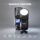 Спалах Speedlite NEEWER Z1-C TTL з круглою головкою для цифрових дзеркальних фотокамер Canon, 76 Вт/с, 2,4 ГГц, 1/8000 с, HSS-спалах (my-7045)