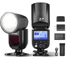 Спалах Speedlite NEEWER Z1-C TTL із круглою головкою для цифрових дзеркальних фотокамер Canon, 76 Вт/с, 2,4 ГГц, 1/8000 с, HSS-спалах (my-7045)