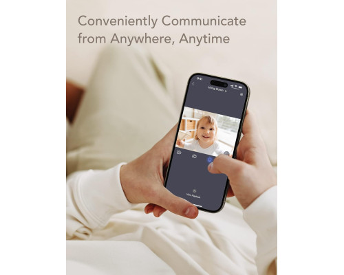 Радіоняня Nooie з функцією виявлення плачу працює з Alexa (my-18080)