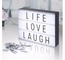Нічник лайтбокс Light Box із літерами (my-1046)