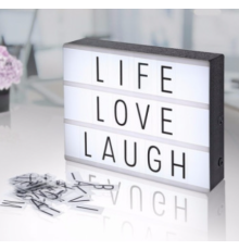 Нічник лайтбокс Light Box із літерами (my-1046)