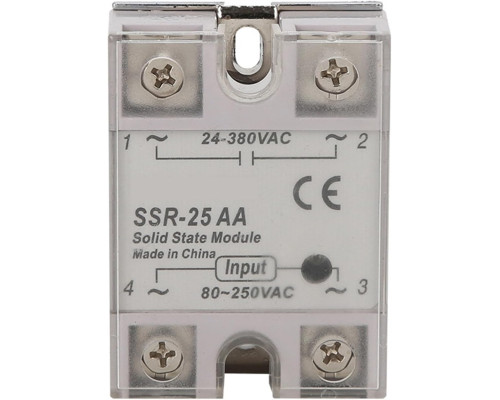 Твердотельне реле EVURU SSR-10AA 25AA 40AA SSR однофазне (my-4365)