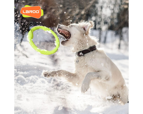 Іграшки-кільця для собак середнього та великого розміру LaRoo зелений 30 см (my-15150)
