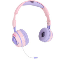 Дитячі бездротові навушники Zunate KE-21 з RGB-підсвічуванням (my-8079)