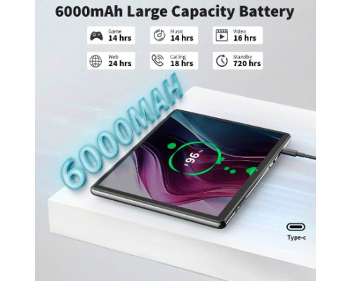 Планшет RELNDOO Android13 ОЗУ 6 ГБ ПЗУ 256ГБ CPU Rockchip екран 10,1" зелений (my-8051)